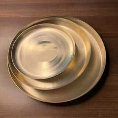 Kansa Thali Matt Finish