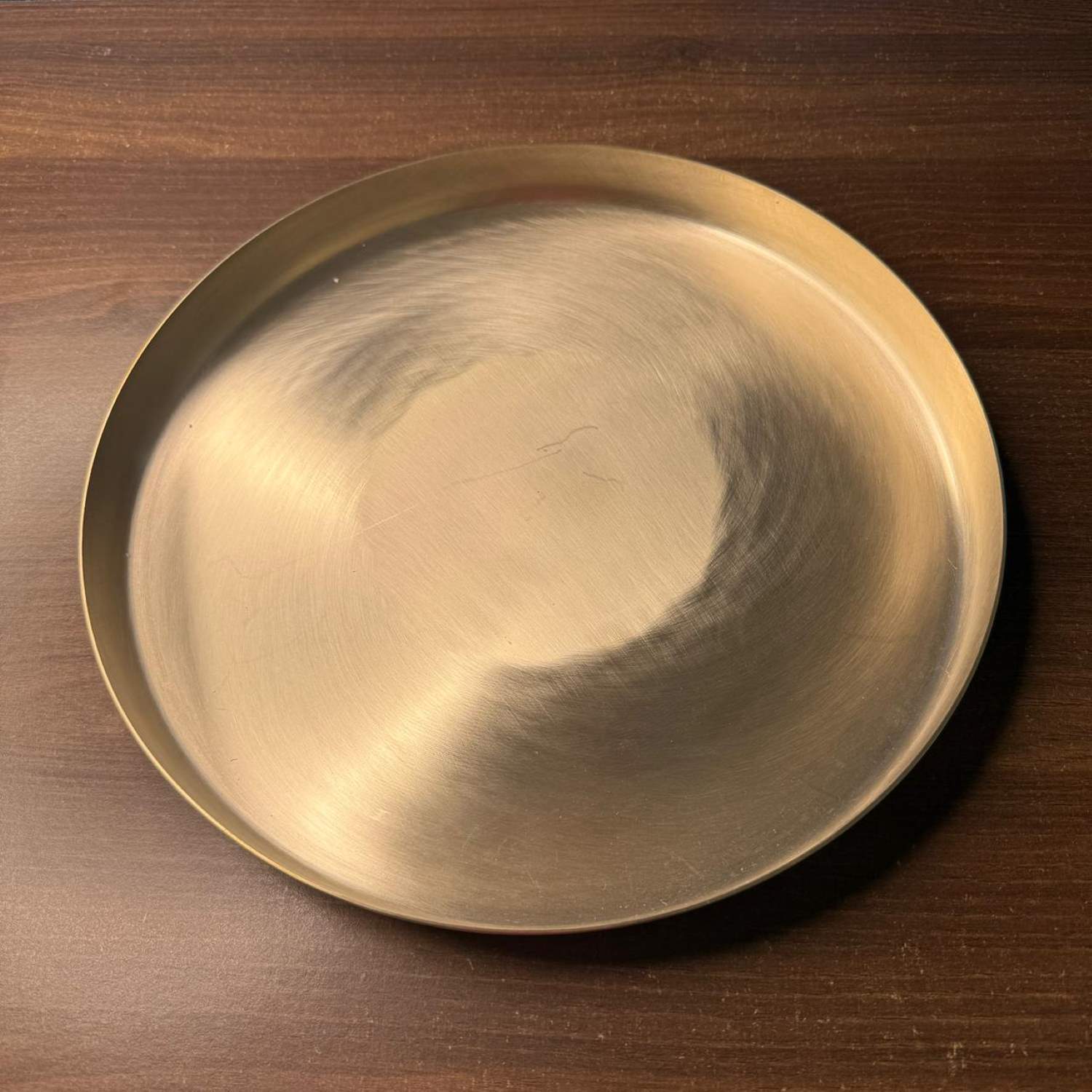 Kansa Thali Matt Finish