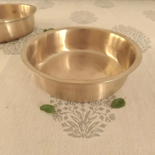 Kansa Tulsi Cookware Shallow Pan/Tope