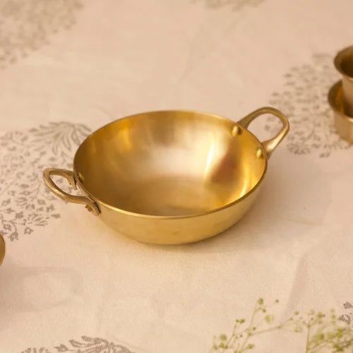Kansa Tulsi Serveware Kadai