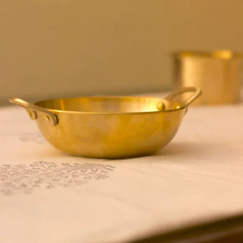 Kansa Tulsi Serveware Kadai