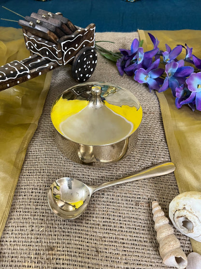 Kansa / Bronze Handi Glossy Finish