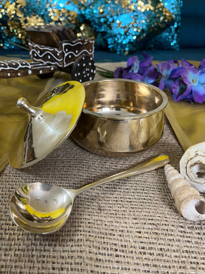 Kansa / Bronze Handi Glossy Finish