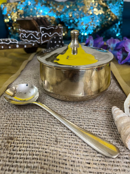 Kansa / Bronze Handi Glossy Finish