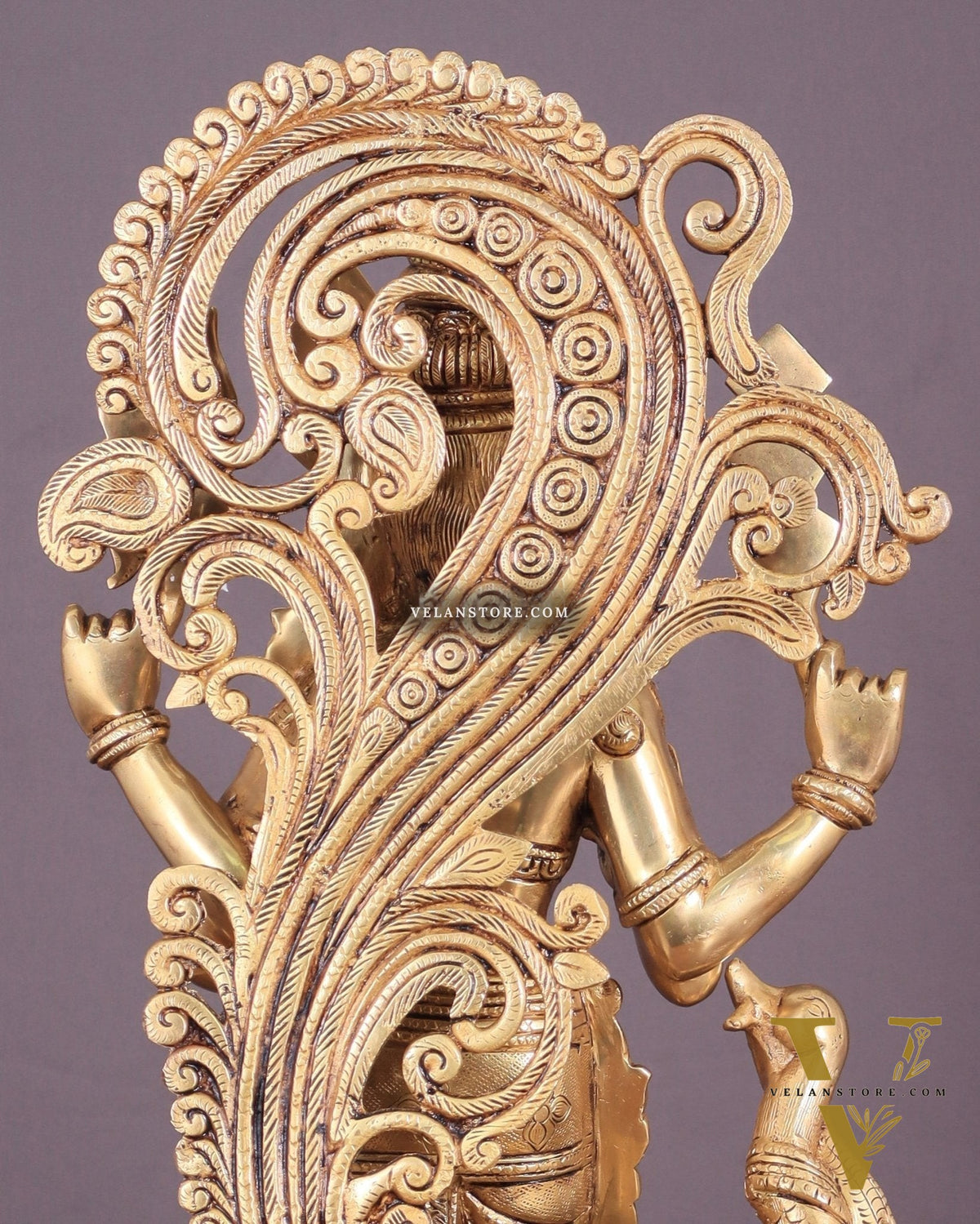 Kartikeya Lord Murugun Brass Superfine Statue 20"