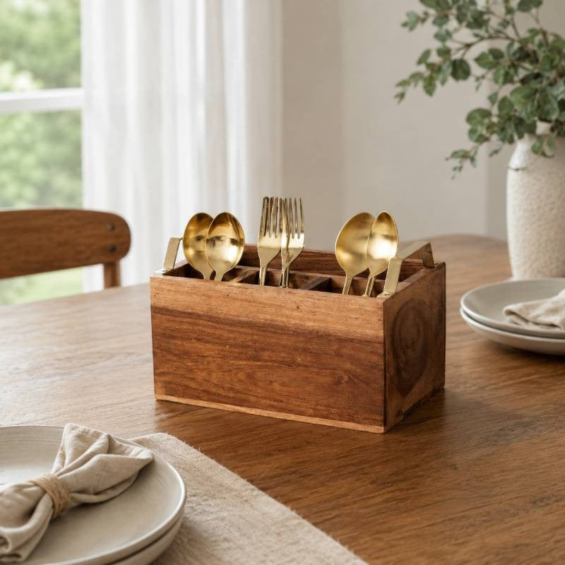 Wooden Spoon Stand