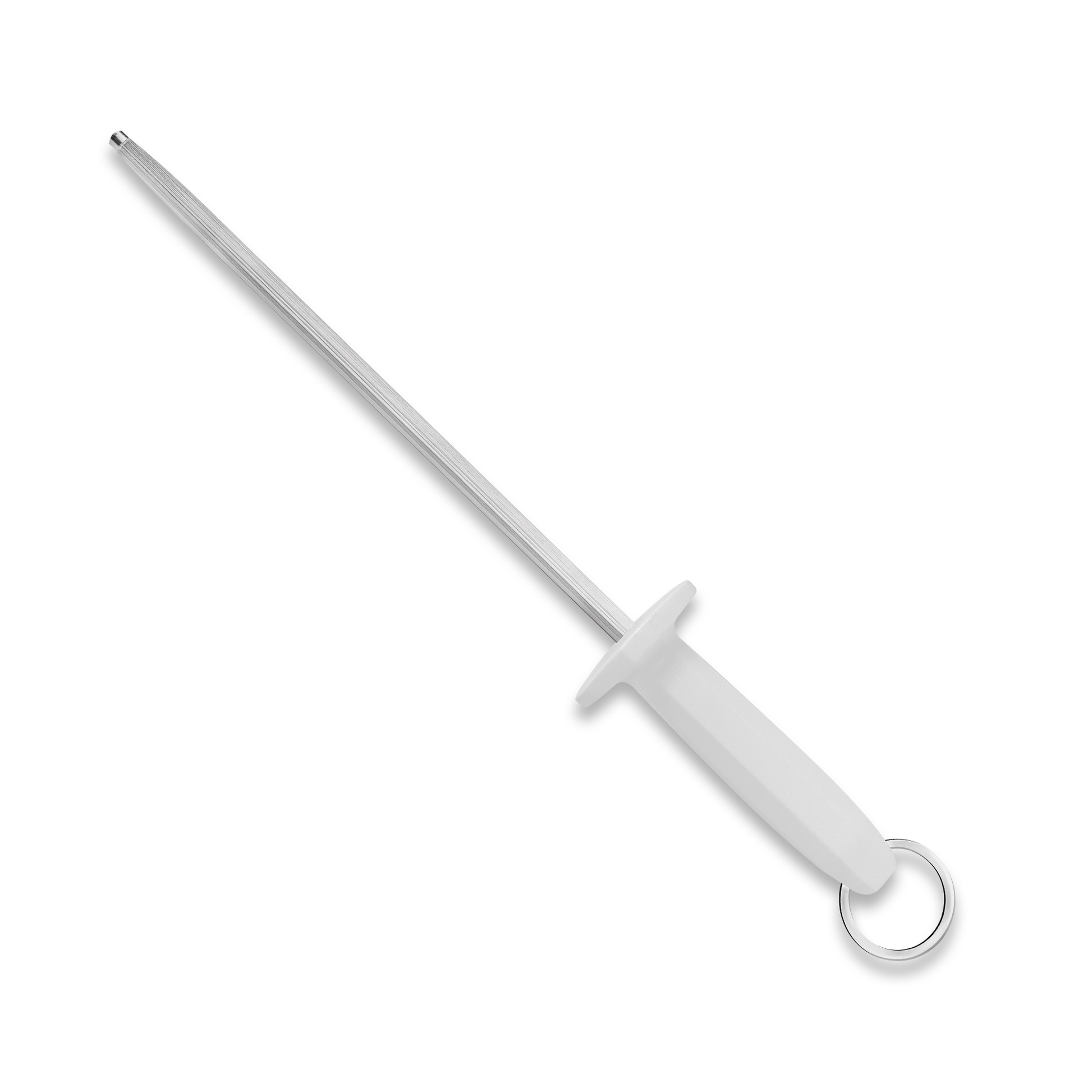 Professional Grooved Sharpener 25 cm/ 10in - White