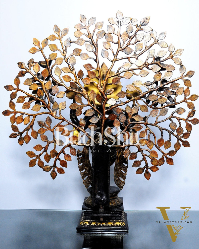 Krishna Brass idol Krishna with tree superfine brass statue 24 inches