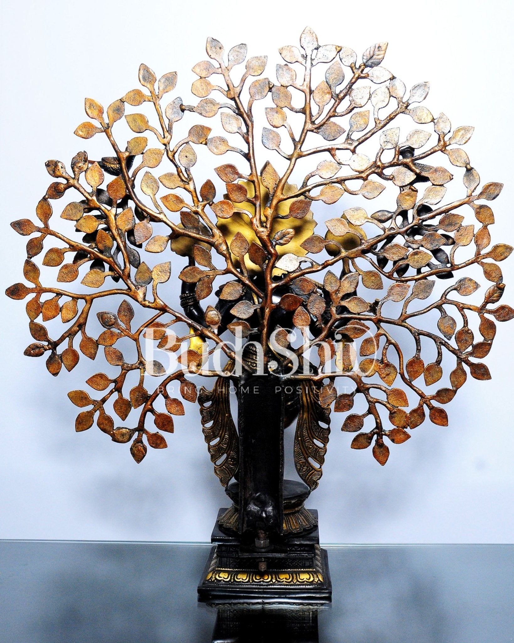 Krishna Brass idol Krishna with tree superfine brass statue 24 inches