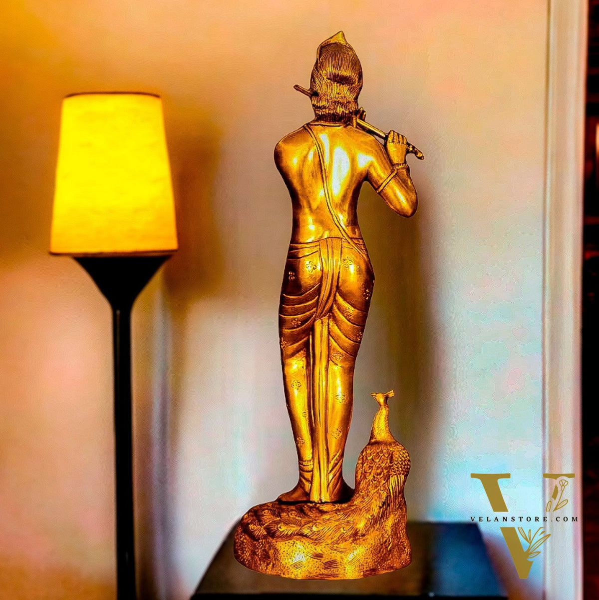 Krishna Murlidhar Brass Idol | Superfine Brass | 29 Inch