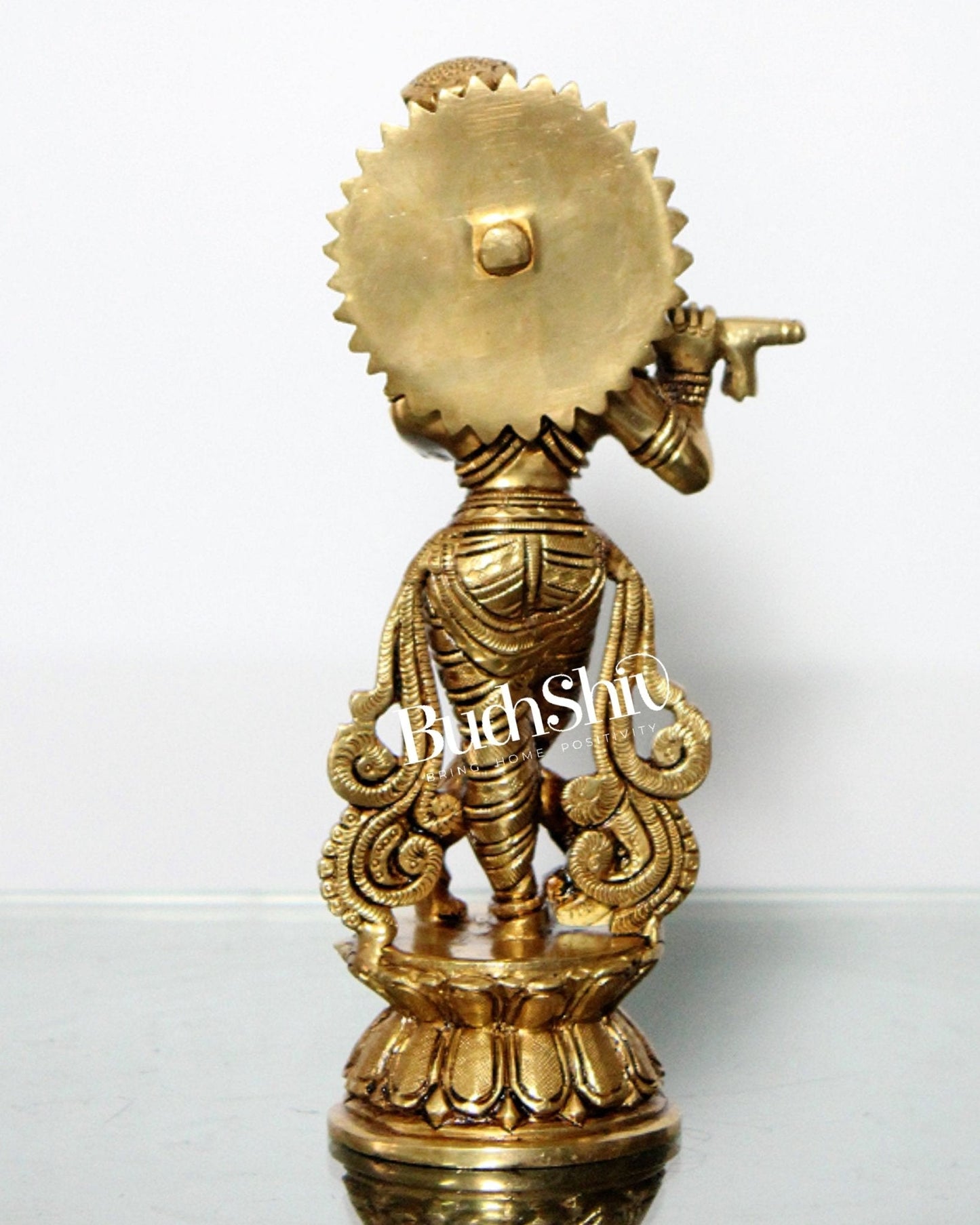 Krishna superfine brass idol 9 inch