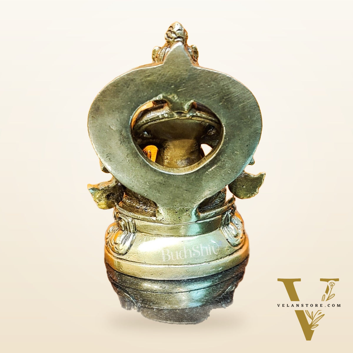 Kubera Brass Idol, 3.5" Height, Handcrafted
