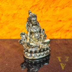 Kubera Brass Idol, 4.5" Height, Handcrafted