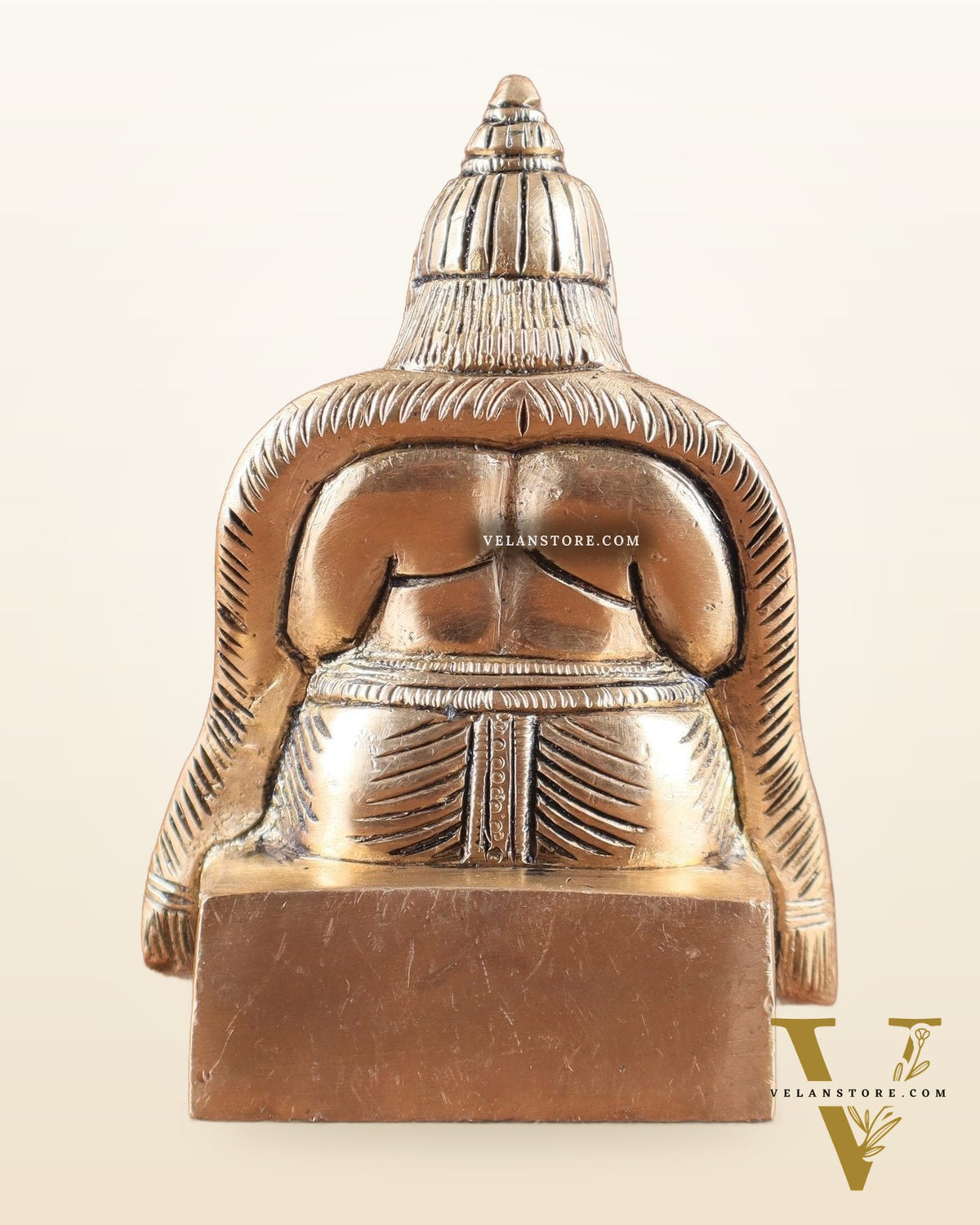 Kubera Brass Idol, 4.5" Height, Handcrafted