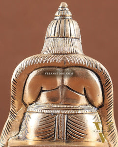 Kubera Brass Idol, 4.5" Height, Handcrafted