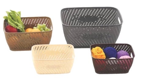 Sierra Basket With Out Lid Plastic SMALL STORAGE BASKET