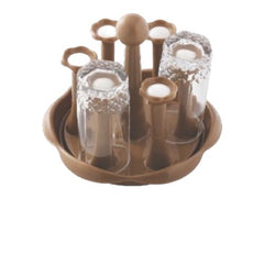 6-Tier Italian Glass Stand - Perfect for Home Decor & Display-1
