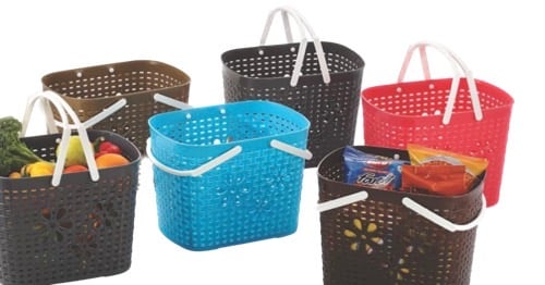Plastic Vegetables, Fruits, etc. Storage Basket (Pack of 1)