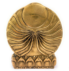 Premium Brass Buddha Idol | Lord Buddha Statue | Meditating Buddha Murti | Gautama Buddha Figurine | Spiritual Home Decor Showpiece,Gold, 6.5 Inch, 1 Piece