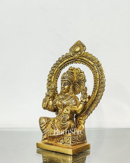 Lakshmi Brass idol with Prabhavali 8.5 "