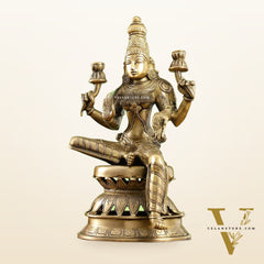 Lakshmi Brass Statue 12 inch