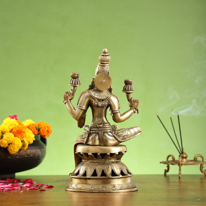 Lakshmi Brass Statue 12 inch