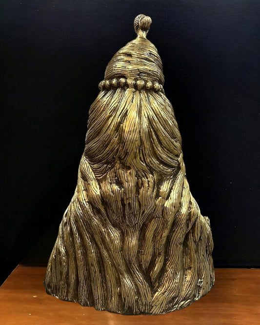 Large Brass Lord Shiva Head Bust - 27 inch