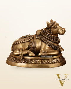 Large brass Nandi Statue 22 inch