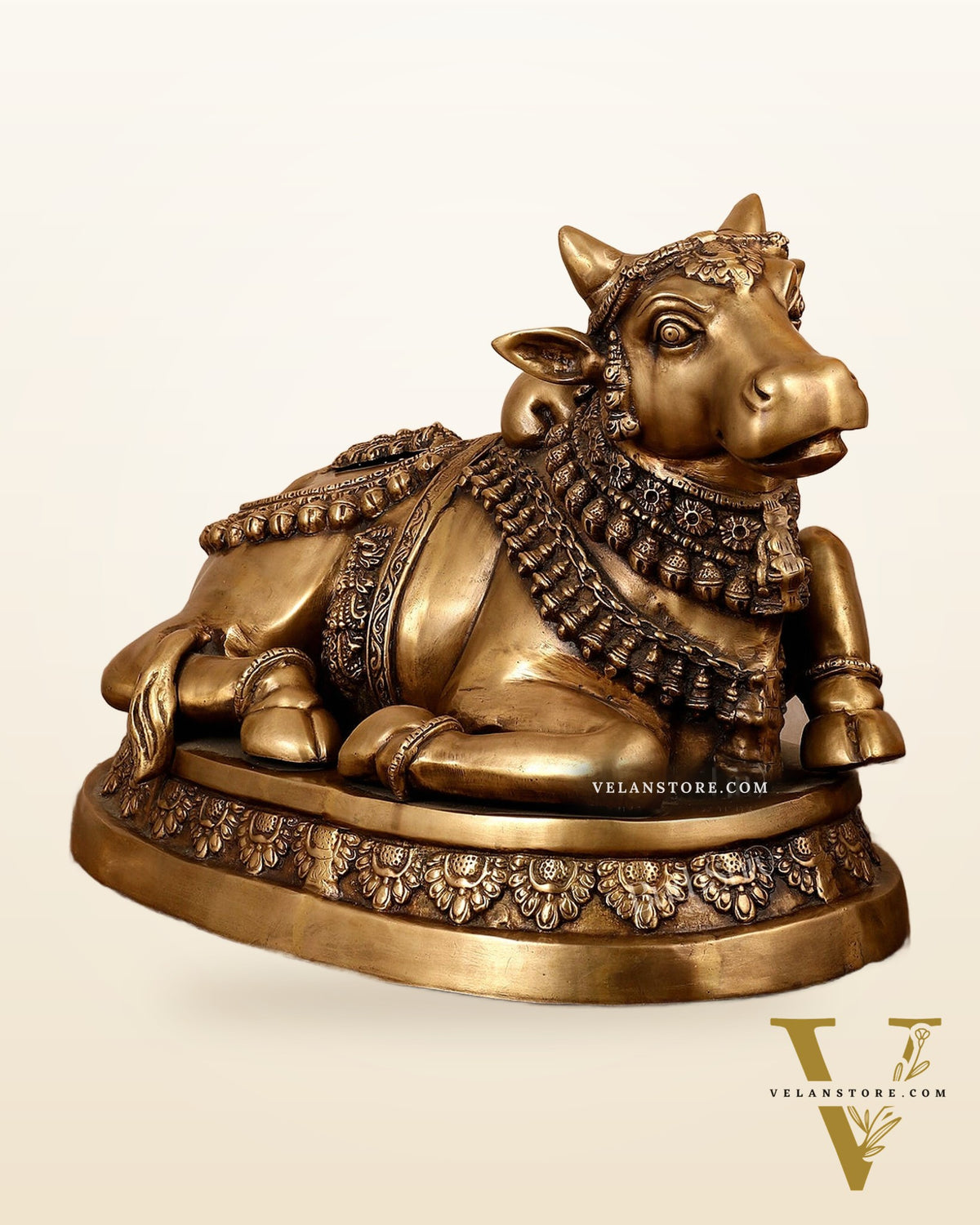 Large brass Nandi Statue 22 inch