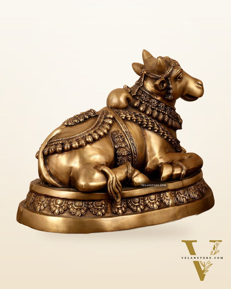 Large brass Nandi Statue 22 inch