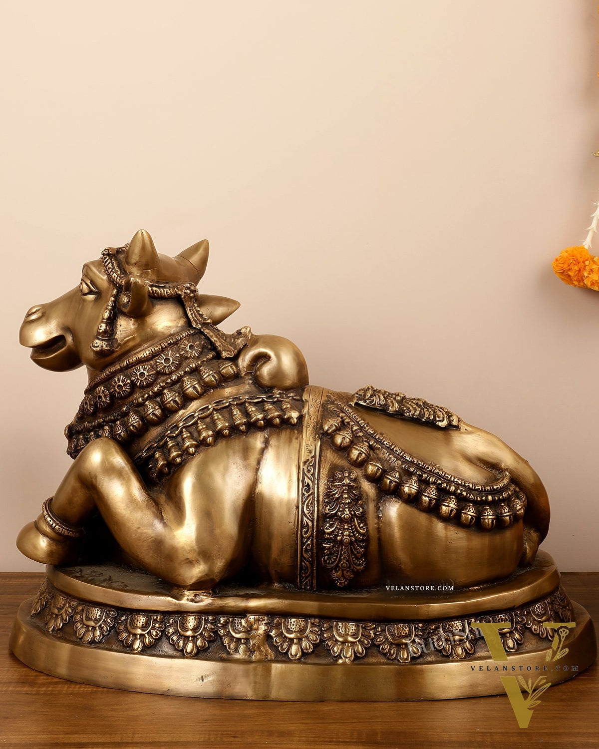 Large brass Nandi Statue 22 inch