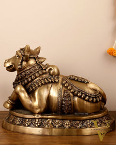 Large brass Nandi Statue 22 inch