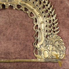 Large Brass Prabhavali Frame – Superfine Wall Hanging, 24 x 31 Inch