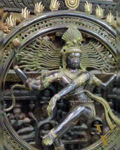Large Handcrafted Superfine Brass Nataraja Statue - 42" Height