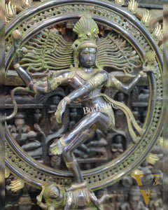 Large Handcrafted Superfine Brass Nataraja Statue - 42" Height