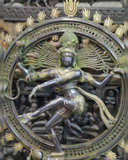 Large Handcrafted Superfine Brass Nataraja Statue - 42" Height