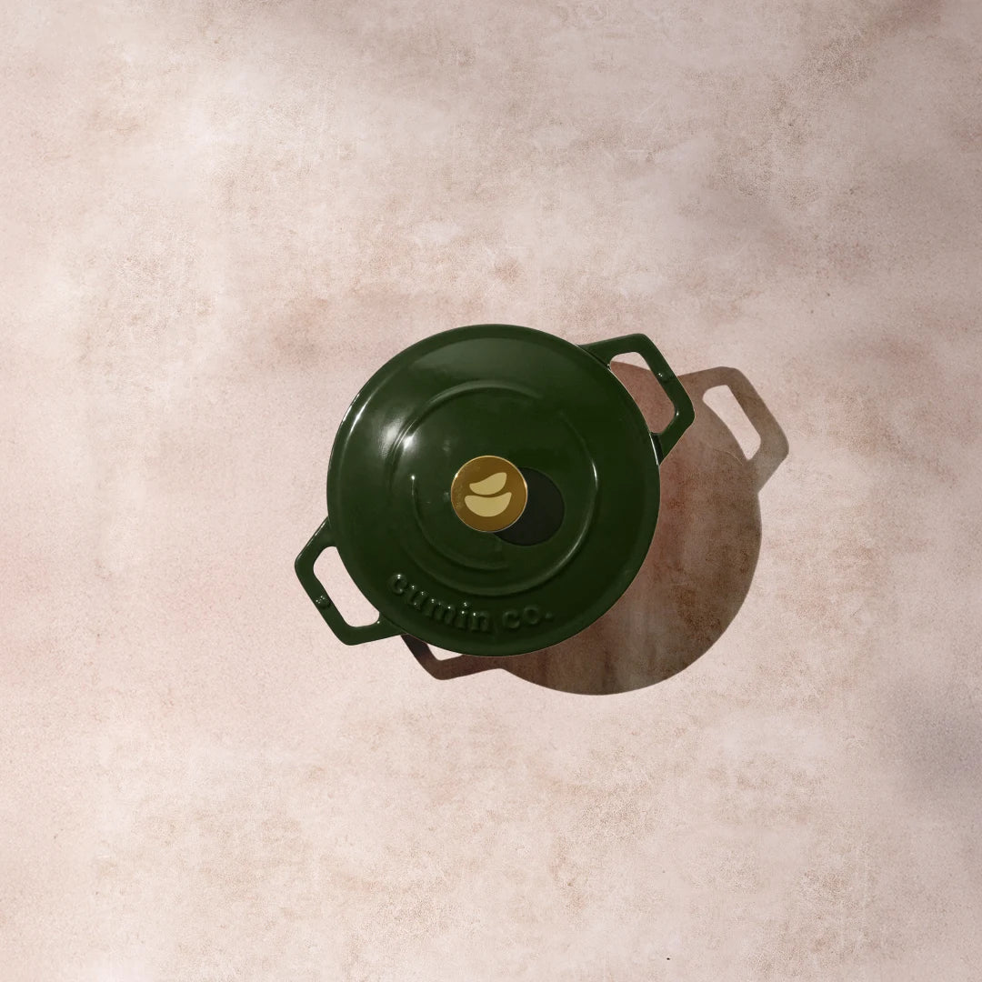 No. 6 Enamel Cast Iron Dutch Oven (1.2L)