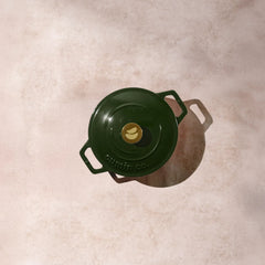 No. 6 Enamel Cast Iron Dutch Oven (1.2L)