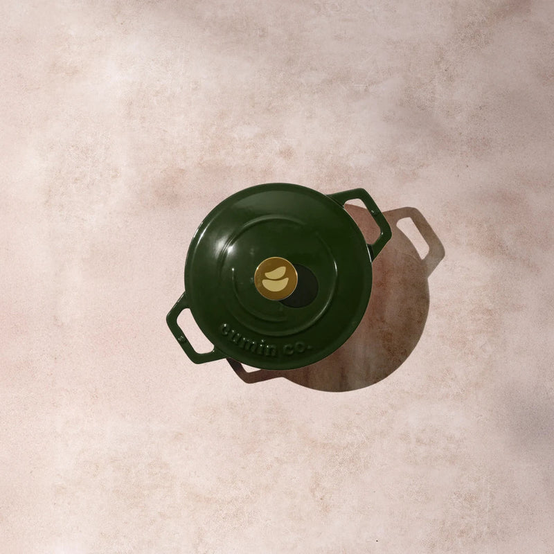 No. 6 Enamel Cast Iron Dutch Oven (1.2L)