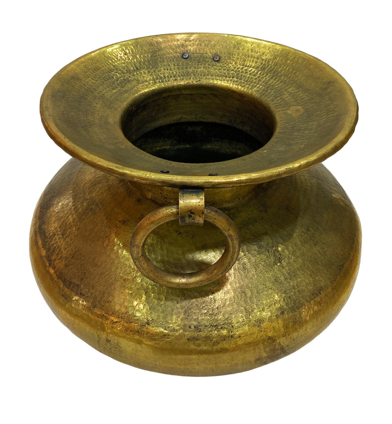 Bhunes Brass Big Planter Bowls | Decor Bowl | Pittal Ka Katora | Decorative,Gold, 19 Inch, 1 Piece