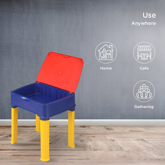 Nilkamal Apple JR Study Desk (Pepsi Blue / Bright Red / Yellow)