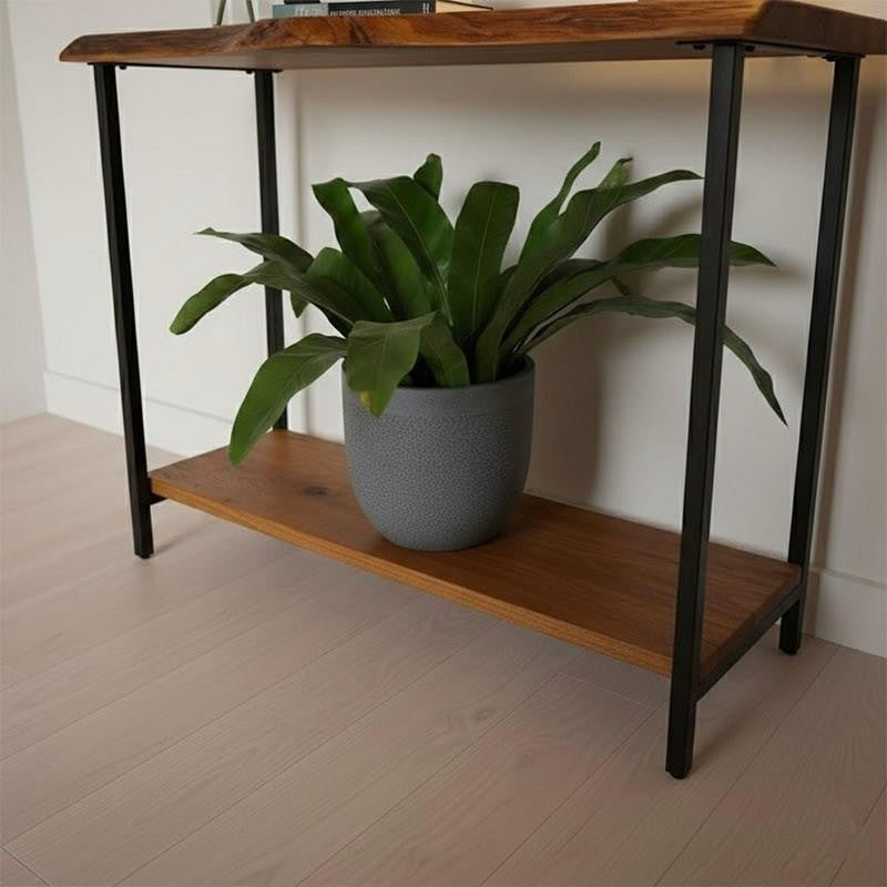Royal Oak Live Edge Console Table