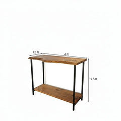 Royal Oak Live Edge Console Table