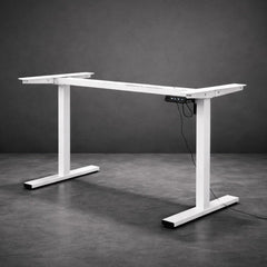 Electric Height Adjustable Standing Desk with Live Edge Solid Wood Desk with Multiple top options