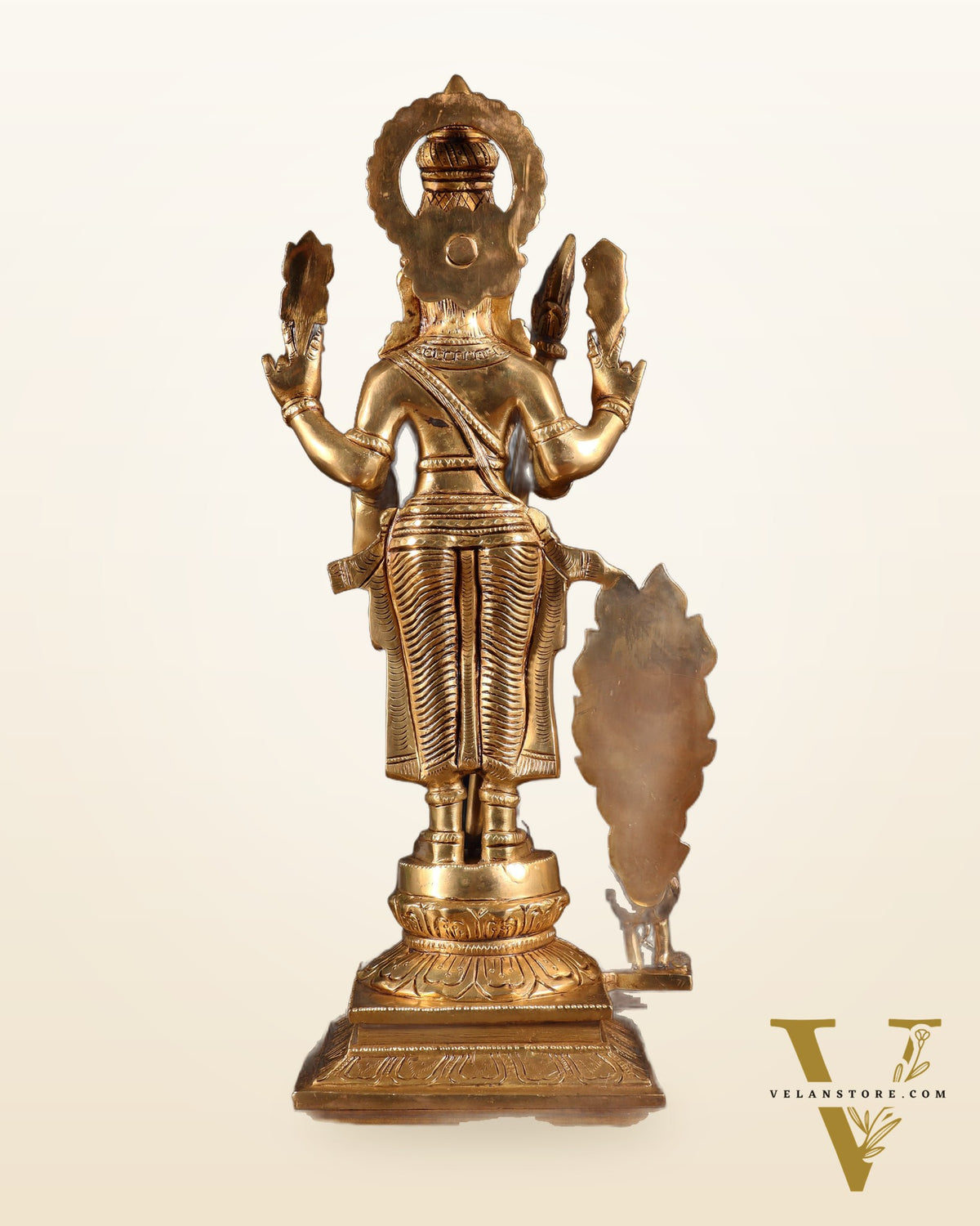 Lord Kartikeya Murugan superfine Brass idol | 15 inch
