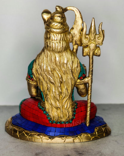 Lord Shiva Brass Idol 10.5 inches