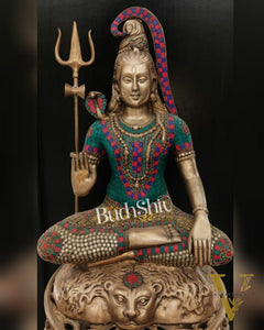 Lord Shiva Brass Idol 23 inches