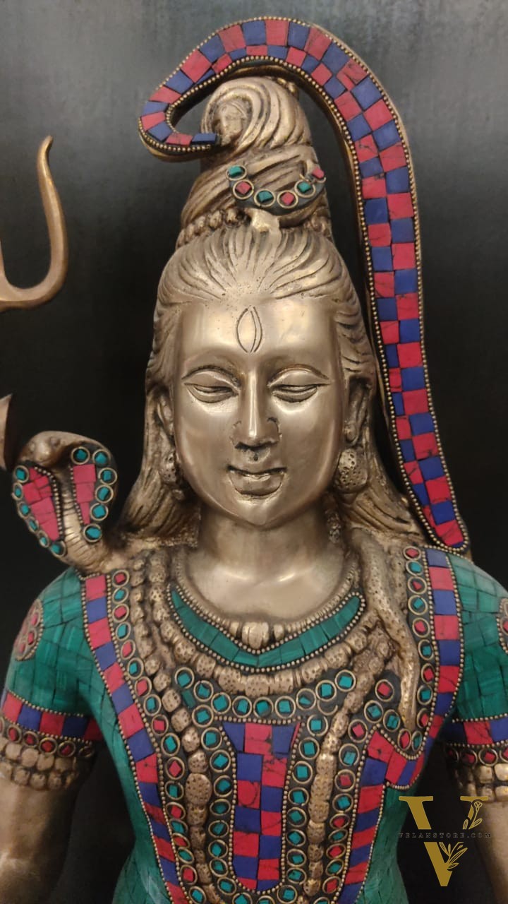 Lord Shiva Brass Idol 23 inches
