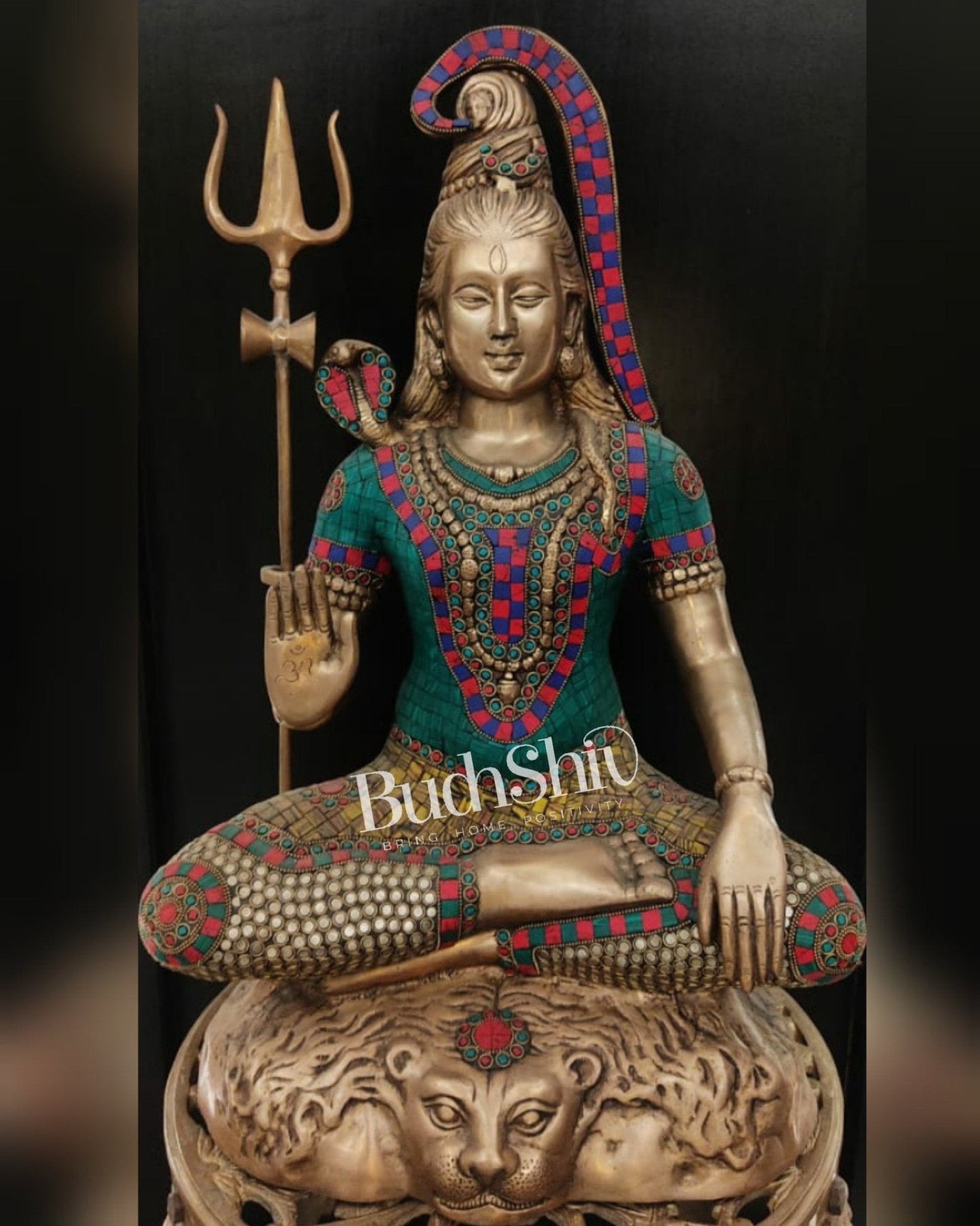 Lord Shiva Brass Idol 23 inches