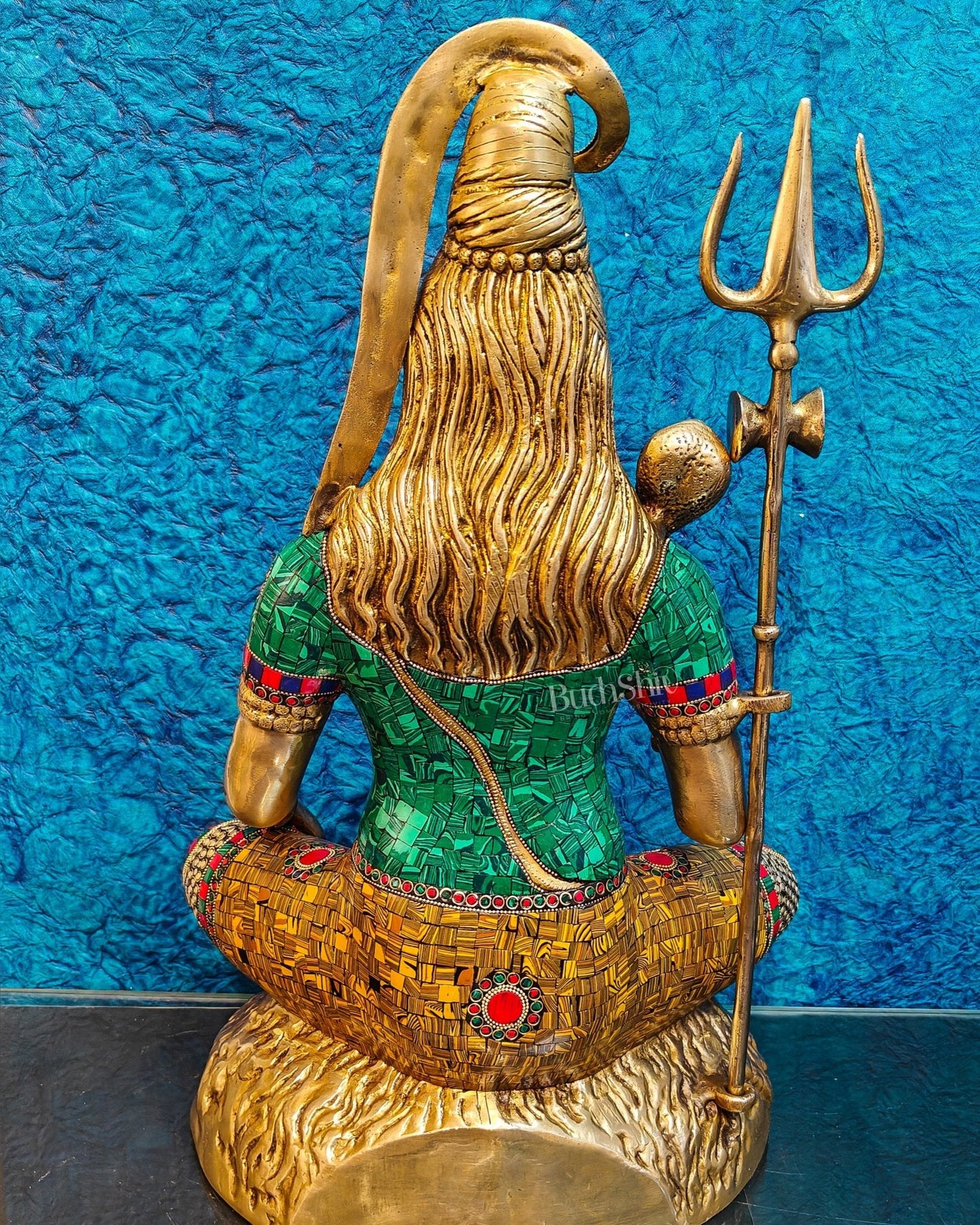 Lord Gangadhar Shiva Brass Idol 23 inches